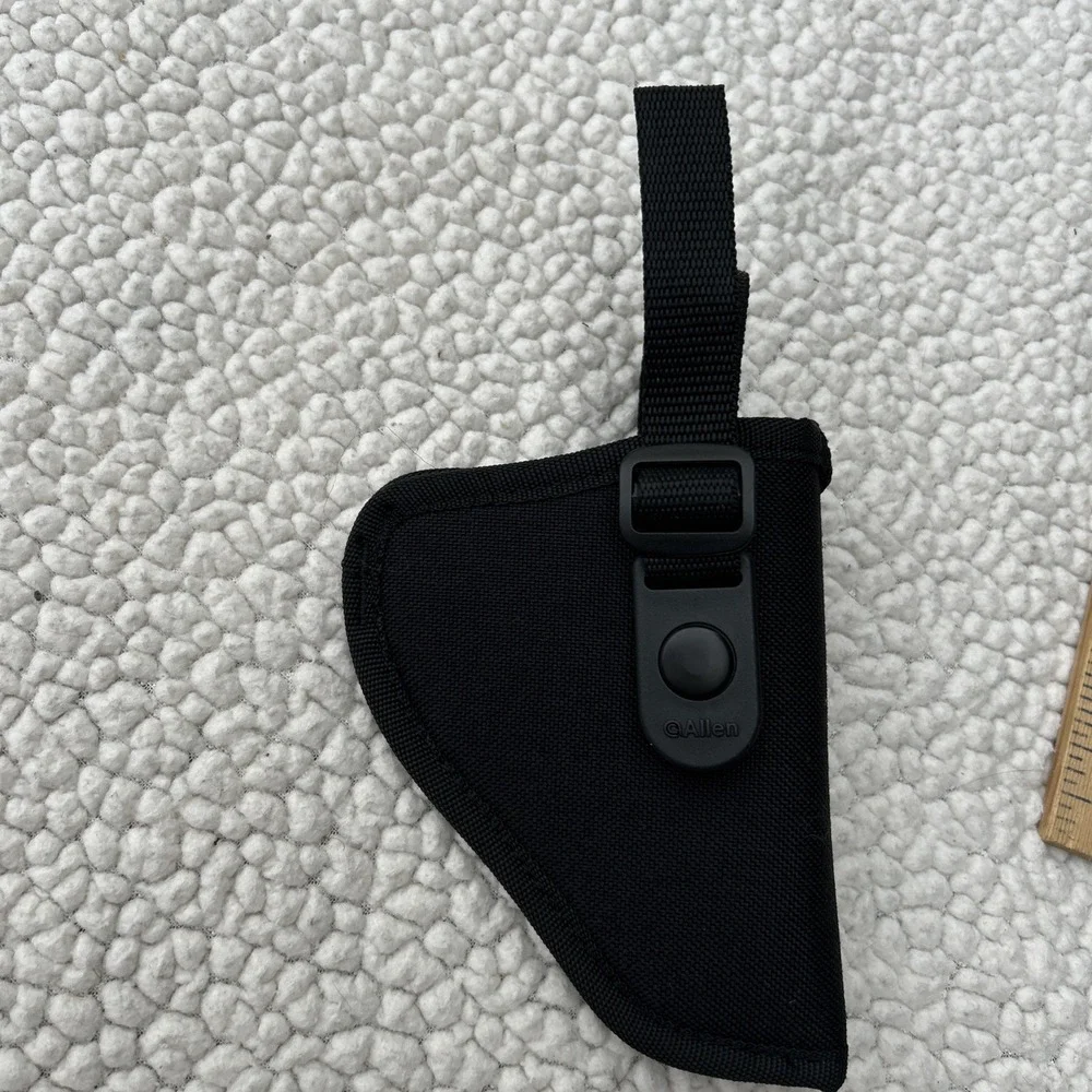 Allen Company Size 00 Ambidextrous Belt Holster Black Nylon Sm Frame Snap Clip